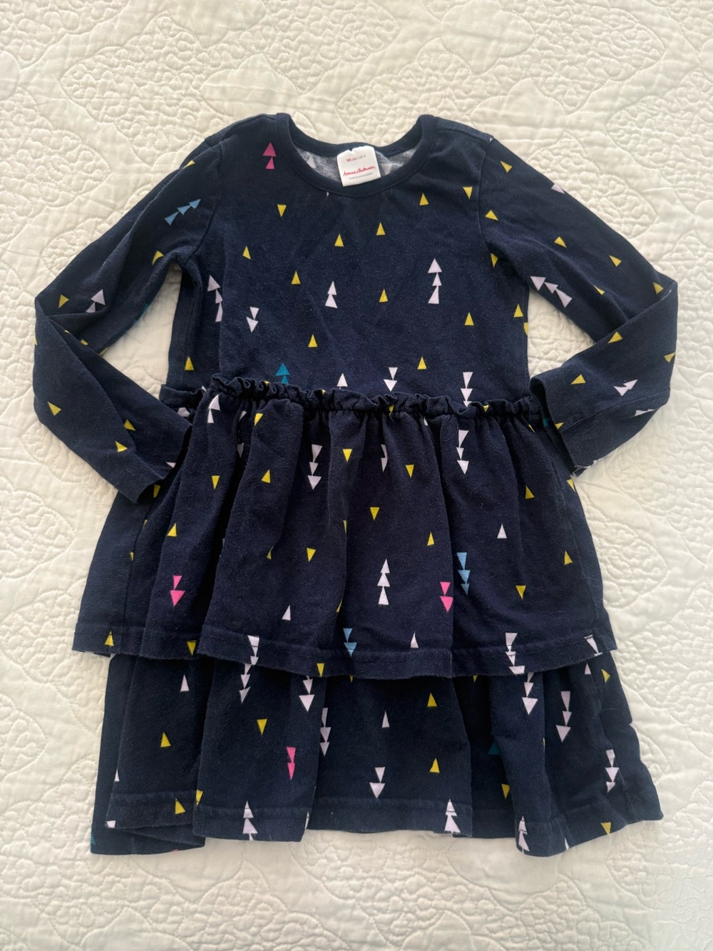Hanna Andersson Girls Cotton Dress - size 3 (US)